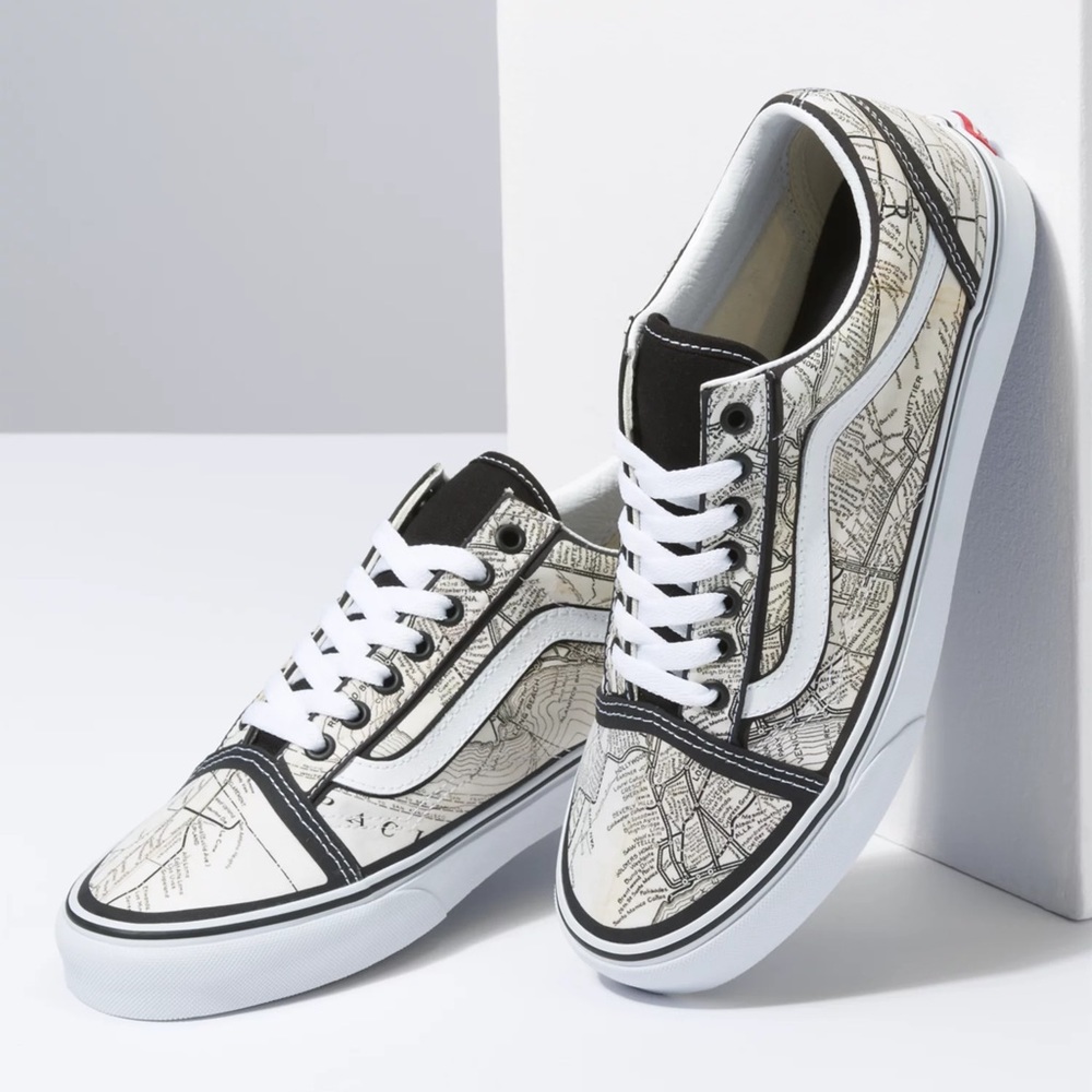 MOCA x Vans Old Skool "Frances Stark" Maps Limited Edition